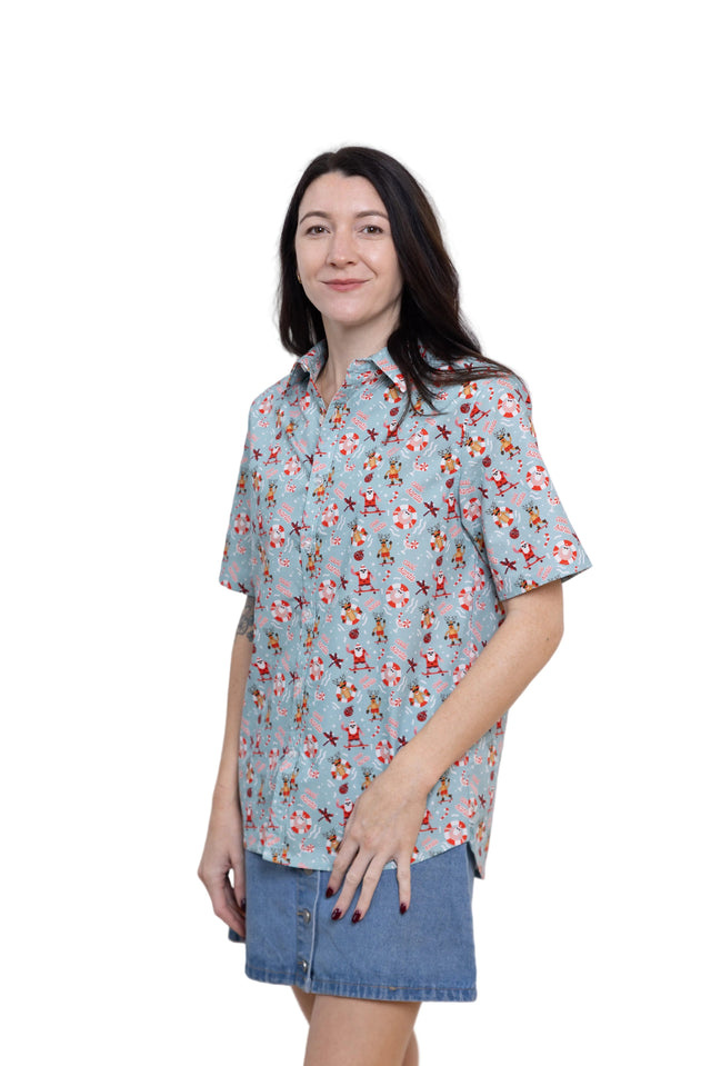 Women's Cool Santa Party Shirt