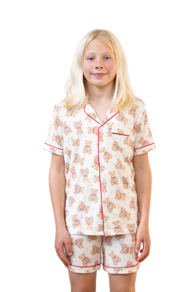 Children's and Babies Luxe Bamboo Cosy Cub Christmas Pyjamas