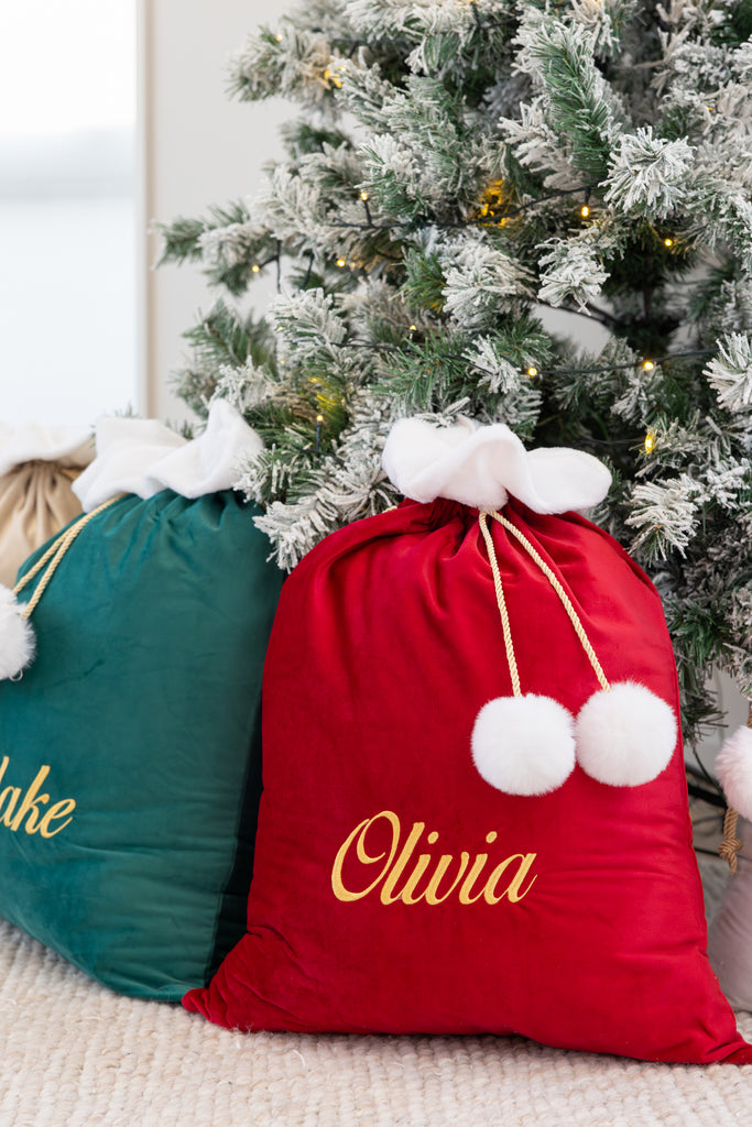 australia personalised santa sacks