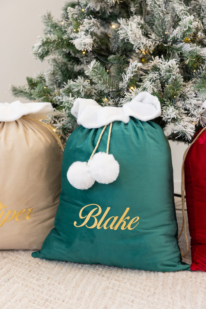 custom santa sacks