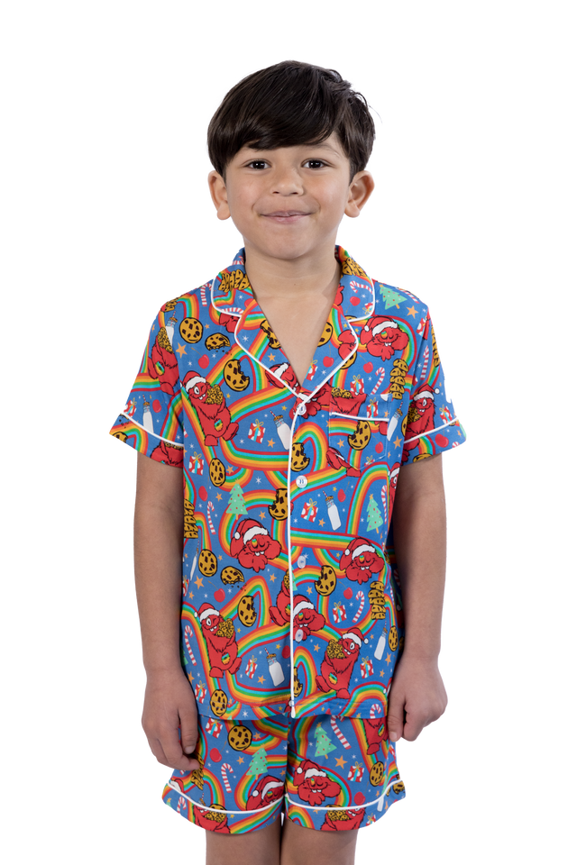 Children's and Babies Luxe Bamboo Cookie Muncher Christmas Pyjamas - Limited Edition