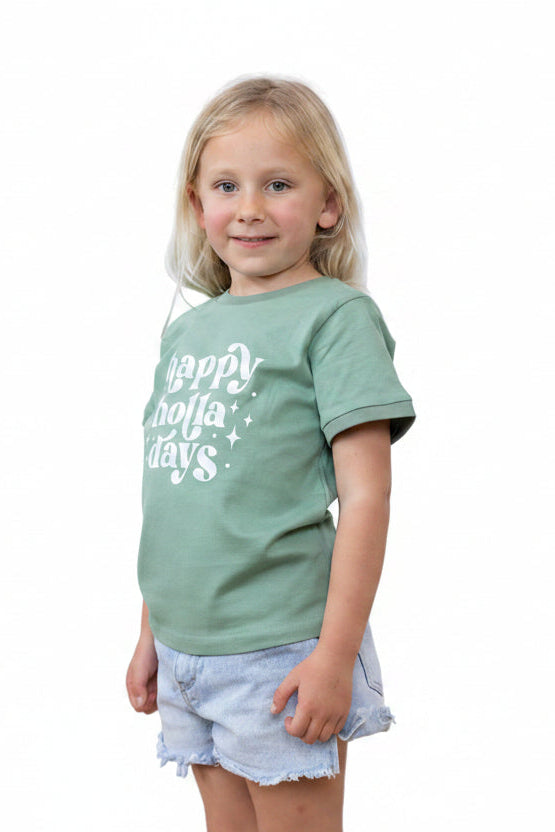 Children's Cotton Happy Holla Days T-Shirt