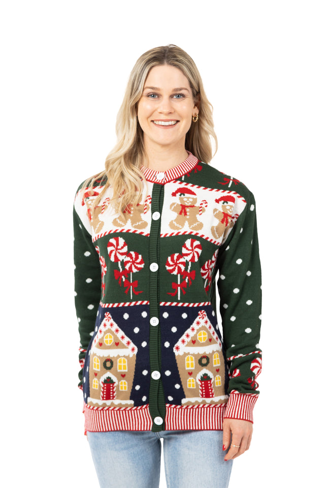 Women's Candyland Christmas Cardigan