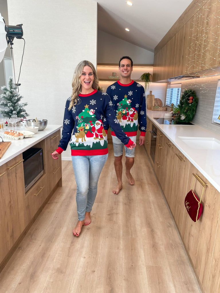 matching light up christmas jumpers