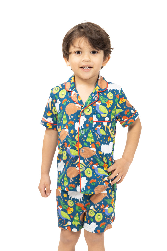 childrens kiwiana christmas pyjamas