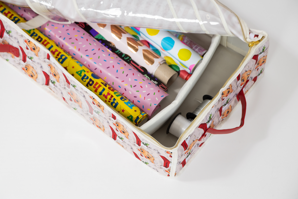 gift wrap storage bag